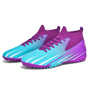 Nuevo diseño de fábrica directamente precio barato botas de fútbol zapatos de fútbol suela interior césped hecho en China - Product Image 2