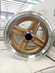 Rueda <span class=keywords><strong>de</strong></span> Coche <span class=keywords><strong>de</strong></span> <span class=keywords><strong>Carreras</strong></span> Xinlin 13X7J 13X9J ET-7 PCD4X100/114.3 <span class=keywords><strong>de</strong></span> Plato Profundo para Colin Cross Fever Datsun Miata Mx5 Fiat Seat600 - Product Image 1