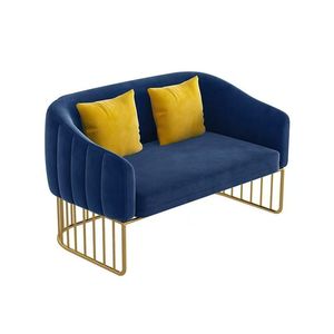 Factory Wholesale Modern <b>Sofa</b> Lounge Chair Velvet Armchair - Product Image 3
