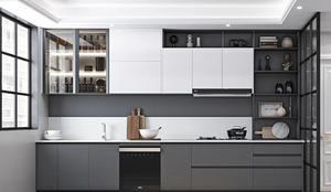 Fabricant d'armoires de cuisine modulaires Armoire de rangement design personnalisé - Product Image 6