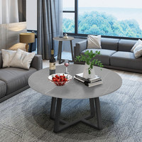 2PCS Salon Réunion Nordic Nesting Coffee Table Marble Sofa Side End Tables Round Plate Balcon Yard