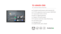 Videoportero Inteligente Taichuan de 10 Pulgadas con Intercomunicador de Acero Inoxidable, Timbre IP con Audio Bidireccional, Sistema de Video con Puerta de Enlace Tuya Zigbee