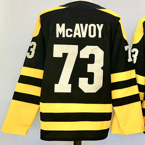 Camisetas de Hockey Cosidas para Hombre 18 Pavel Zacha 88 David Pastrnak 63 Brad Marchand 1 Jeremy Swayman 73 <span class=keywords><strong>Charlie</strong></span> McAvoy - Product Image 5