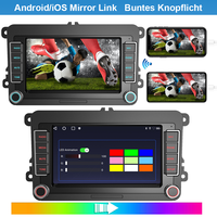 Autoradio de navigation Android pour VW Passat B6/B7/Magotan/CC, écran tactile IPS HD 1280x720, CarPlay/Android Auto sans fil, tableau de bord