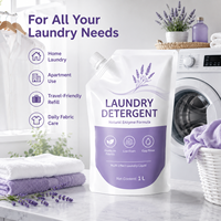 Liquide de lavage domestique personnalisé OEM écologique, antibactérien, formule douce et sûre, dissolution efficace de la saleté pour le lavage des vêtements