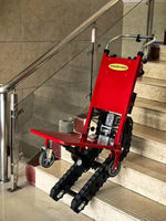 Monte-escalier électrique hydraulique pliable à 60 degrés en acier, capacité de charge 300-400 kg, moteur 1200 W, vitesse variable