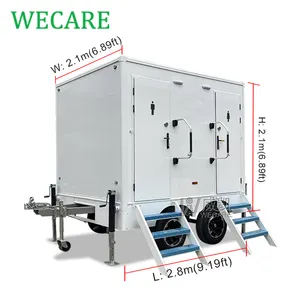 Wecare nokta 280*210*210CM güzel taşınabilir tuvalet lüks porta lazımlık satılık