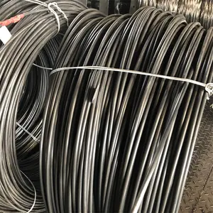 Düşük fiyat yüksek karbon çelik tel çubuk sert çekilmiş tel çivi yapmak için 4Mm 6Mm 82B yüksek karbon çelik tel