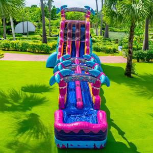 Tobogán Acuático Comercial, Tobogán Gigante Inflable para Patio de Juegos, Toboganes Inflables para Niños y Adultos - Product Image 5