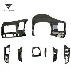 <span class=keywords><strong>Interni</strong></span> Personalizzati in Fibra di Carbonio per <span class=keywords><strong>Honda</strong></span> <span class=keywords><strong>Civic</strong></span> Fd2 2006-2010, Finiture Interne (8 Pezzi) (Rivestimento in Carbonio) - Product Image 1