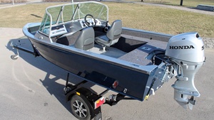 Nuevo 16ft Aluminio Lujo Velocidad Barco Pesca Power Jet Consola Lago Río Inflable Deporte Estilo 4,5 m Longitud Fuera de borda Incluido - Product Image 4