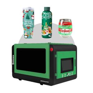 <span class=keywords><strong>Imprimante</strong></span> UV rotative à 360° compacte et polyvalente pour bouteilles, gobelets et objets cylindriques - Product Image 4