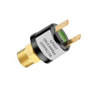 Interruptor de presión fijo FPS‑2C 0.02‑1.0MPa SPST‑NC KD6.4 Carcasa de latón de conexión rápida Terminal de lengüeta 6.35x0.8 ‑30~65 ℃ - Product Image 3