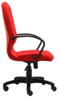 Haut et bas mécanisme réglable chaise classique tissu rembourrage dossier et siège chaise de bureau classique