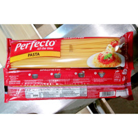 Pâtes spaghetti jaunes de la marque Perfecto, boîte de 400 g, haute qualité, antiadhésives, saines, sec, Égypte, durée de conservation de 18 mois