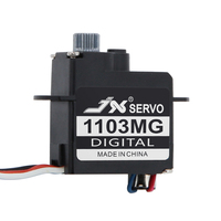 Mini servo numérique JX Servo PDI-1103MG, engrenage métallique sans noyau de 3 g, pour avions bioniques Butterfly et avions RC à voilure fixe