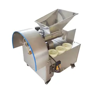 Ticari küçük fırın hamuru için bölücü ve yuvarlama silindiri 20-600g hamur bölücü makinesi hamur levha haddeleme kalıpçı makinesi
