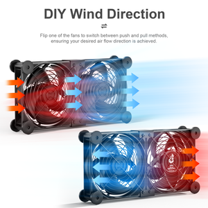 Ventilador USB de 120 mm de Alta Calidad <span class=keywords><strong>UpHere</strong></span> AC DC 12V, Ventilador de Refrigeración Ultrasilencioso, Ventilador de Ventilación de Alto Rendimiento, Compatible con EE. UU., Reino Unido, UE y Japón - Product Image 2
