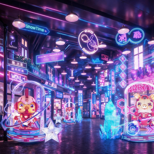 Luci al Neon Personalizzate a Tema Dio della Ricchezza e Zodiaco, Decorazioni per Mercati Notturni, Centri Commerciali di Tendenza, Strade Gastronomiche e <span class=keywords><strong>Bazar</strong></span> Creativi - Product Image 1