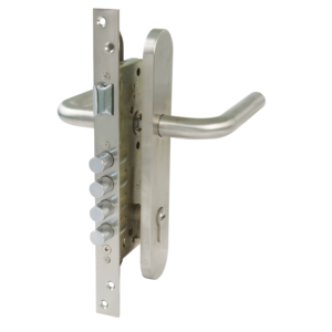Cerradura de Seguridad Europea OEM 9087 con Pestillo de 4 Pernos, Caja de Cerradura de Seguridad con Pestillos de 4 Pernos, 85 mm de Distancia al <span class=keywords><strong>Centro</strong></span>, 50/60 mm de Distancia al Cerrojo - Product Image 2
