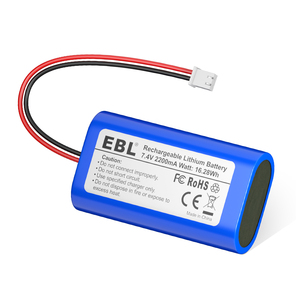 EBL Vente Flash Batterie Rechargeable 2200mAh 3.7v pour Jouets Électroniques Équipement d'Éclairage - Product Image 1