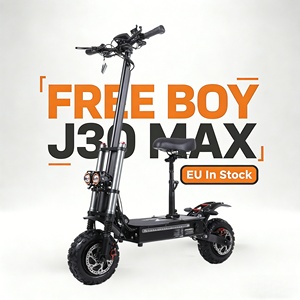 Patinete Eléctrico FREE BOY J-30 MAX, Velocidad Máxima 85 km/h, 30 °   Scooter Eléctrico Urbano con Suspensión Hidráulica Delantera y Trasera - Product Image 1
