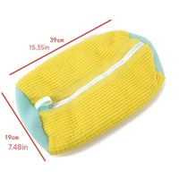 Sac de lavage pour chaussures en polyester MIXWARES, sac à linge pour lave-linge et sèche-linge 360 °   Machine de nettoyage en profondeur pour toutes les chaussures