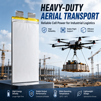 Baterai Drone 3.7V 52000mah 350wh/kg Sel Baterai Semi Solid State Densitas Energi Tinggi untuk Baterai Drone Lipo