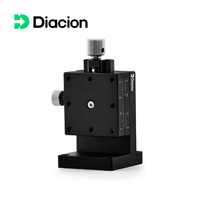 WEZ40 Bloques deslizantes manuales de aleación de aluminio de 40*40mm con riel de cola de milano para eje Z, de carrera larga, para alineación de cámaras ópticas, mesa de mecanizado CNC, 0.01mm