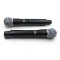 Microphone de scène/studio vocal QLX24D/BETA58A, microphone sans fil double canal QLXD4 BETA58A, microphone sans fil de haute qualité QLXD4D