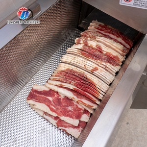 <strong>Automatic</strong> <strong>Beef</strong> Pork <strong>Meat</strong> <strong>Slicer</strong> Cutting Machine Industrial Chicken Breast <strong>Meat</strong> Cutter Frozen <strong>Meat</strong> Cutting Machine - Product Image 6