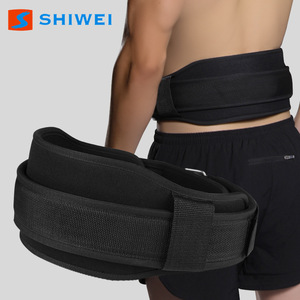 Shiwei Weightlifting Waist Support <b>Belt</b> Adjustable EVA Padding For Squats Deadlifts Adult Fitness <b>Exercise</b> Support Wrap Around - Product Image 1