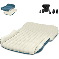 Matelas auto-gonflant lit gonflable de voiture fendu lit de voyage dans le matelas de voiture siège de lit de voiture matelas d'air