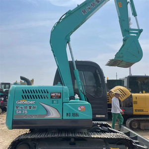 Gebruikte <span class=keywords><strong>Kobelco</strong></span> Sk75 Rupsgraafmachine Origineel Ontwerp Goedkope Prijs Lage Originele Ontwerp Kerncomponenten Motor En Motor - Product Image 1