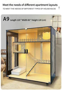 <span class=keywords><strong>Casa</strong></span> <span class=keywords><strong>para</strong></span> Gatos de Madera Ecológica, Tipo Villa, de Dos y Tres Pisos, <span class=keywords><strong>Precio</strong></span> al por Mayor, Gran <span class=keywords><strong>Casa</strong></span> <span class=keywords><strong>para</strong></span> Gatos, Castillo <span class=keywords><strong>para</strong></span> Mascotas - Product Image 4