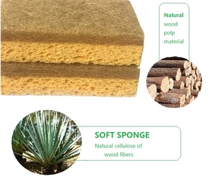 Thân Thiện Với Môi Dừa Phức Tạp Cellulose Chà Bọt Biển Cho Món Ăn Làm Sạch Nhà Bếp Sponge Sisal Scourer - Product Image 6