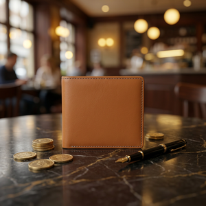 PU Durable Fashion Long <b>Wallet</b> Men Trifold <b>Money</b> Holder Snap Closure RFID Blocking Note Storage Sections Interior Card Pockets - Product Image 3