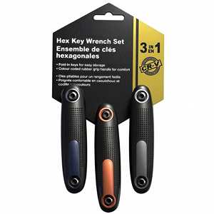 <strong>Hex</strong> <strong>Key</strong> 3-In-1 SAE/Metric/Torx - Product Image 1