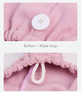 <span class=keywords><strong>AQUIS</strong></span> – <span class=keywords><strong>serviette</strong></span> en microfibre anti-eau pour femmes, sèche les <span class=keywords><strong>cheveux</strong></span> 50% plus rapidement, fermeture à boucle et boutons, mains libres, sèche les <span class=keywords><strong>cheveux</strong></span> - Product Image 2