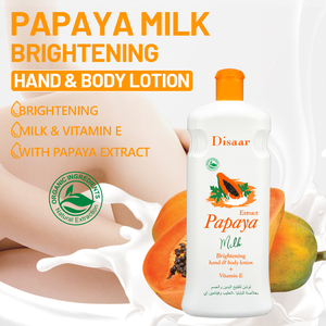 Disaar 300ml Meilleure Lotion Corporelle <span class=keywords><strong>pour</strong></span> Peaux Noires Foncées avec Vitamine C <span class=keywords><strong>Lait</strong></span> Papaye Éclaircissante et Unifiante <span class=keywords><strong>pour</strong></span> Femmes et Hommes - Product Image 3
