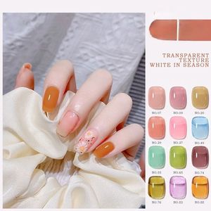 Factory wholesale Custom Private Label High Quality Jelly Transparent UV Nail Gel Polish - Product Image 2