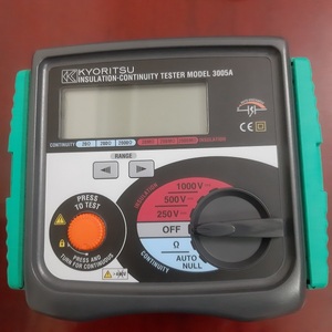 KYORITSU Insulation Conductivity Tester <b>MODEL</b> 3005A Automatic Zeroing Reduces test Line Impedance - Product Image 4
