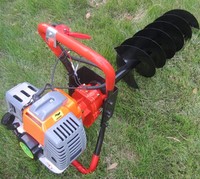Perceuse à tarière à 2 temps, outils de jardin, perçage au sol, Machine de forage