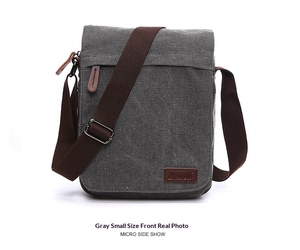 Bolso <span class=keywords><strong>Bandolera</strong></span> Vintage Británico de Lona para <span class=keywords><strong>Hombre</strong></span>, Bolso Cruzado de Alta Calidad con Cierre de Cremallera, Bolso de Hombro para Viajes de Negocios - Product Image 6