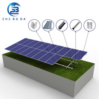 Système de montage au sol solaire à colonne unique en acier au carbone galvanisé à chaud pour modules photovoltaïques encadrés – Offre Spéciale