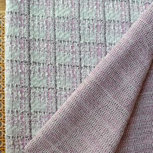 เสื้อโค้ทสูทสำหรับสตรีผ้าแจ็คการ์ดผ้าถักทวีดเส้นด้ายย้อมสีพิเศษ - Product Image 3