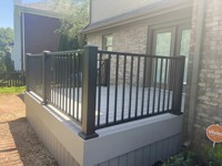 Offre Spéciale : Système de balustrade en alliage d'aluminium pour balcon et escalier, design moderne, pour hôtels et villas, revêtement poudré, résistant à la rouille