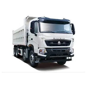 Sinotruk Howo T7 T7H Caminhão basculante Caminhão de construção Usado 50Ton 430HP 6x4 Caminhões basculantes Preço