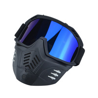 Coupe-vent Sports Équitation Neige HD Motoneige Équitation Motocross Masque Lunettes Intégrales Casques de Moto Snowboard Lunettes de Ski