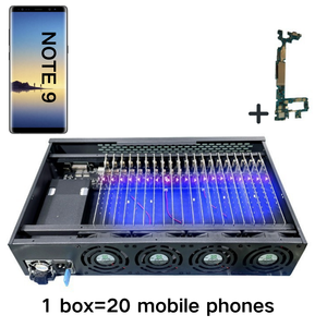 Boîtier de ferme téléphonique <span class=keywords><strong>P30</strong></span> avec hub OTG et châssis pour carte mère d'occasion, mémoire 64 Go, compatible S8 S20 S21, équipement de contrôle de groupe pour 20 téléphones - Product Image 1